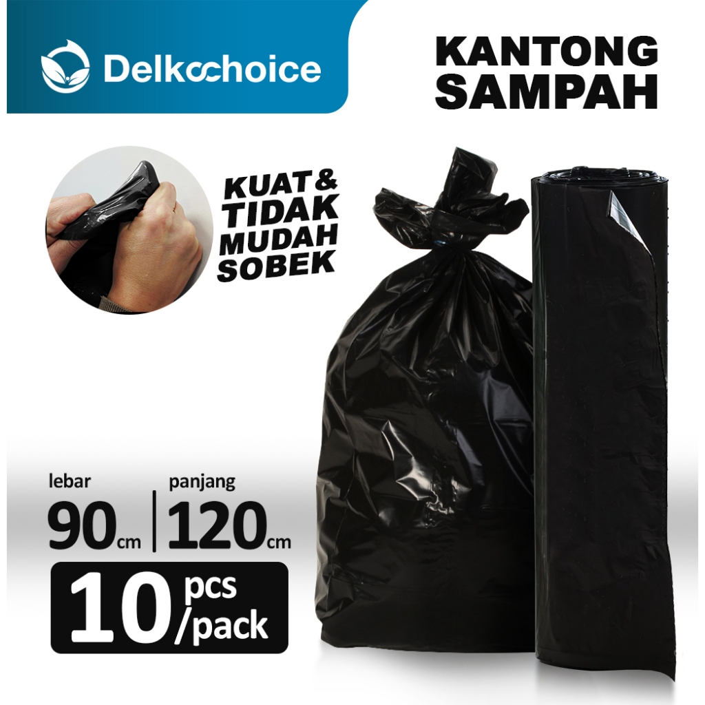 KANTONG PLASTIK SAMPAH JUMBO MURAH KUAT 90 X 120 CM / Plastik Sampah Besar Tebal