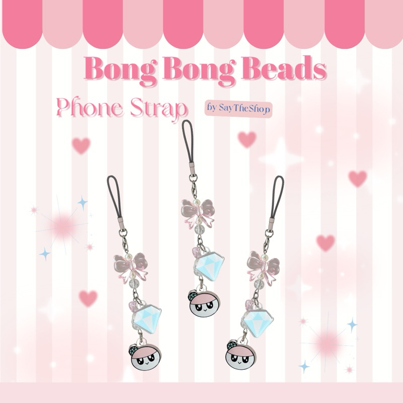 Bong Bong Beads Phone Strap