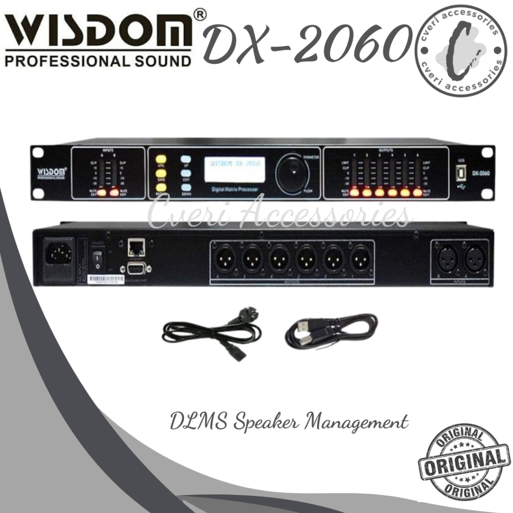 Wisdom DX2060 Speaker Management DLMS Original Wisdom DX-2060 USB