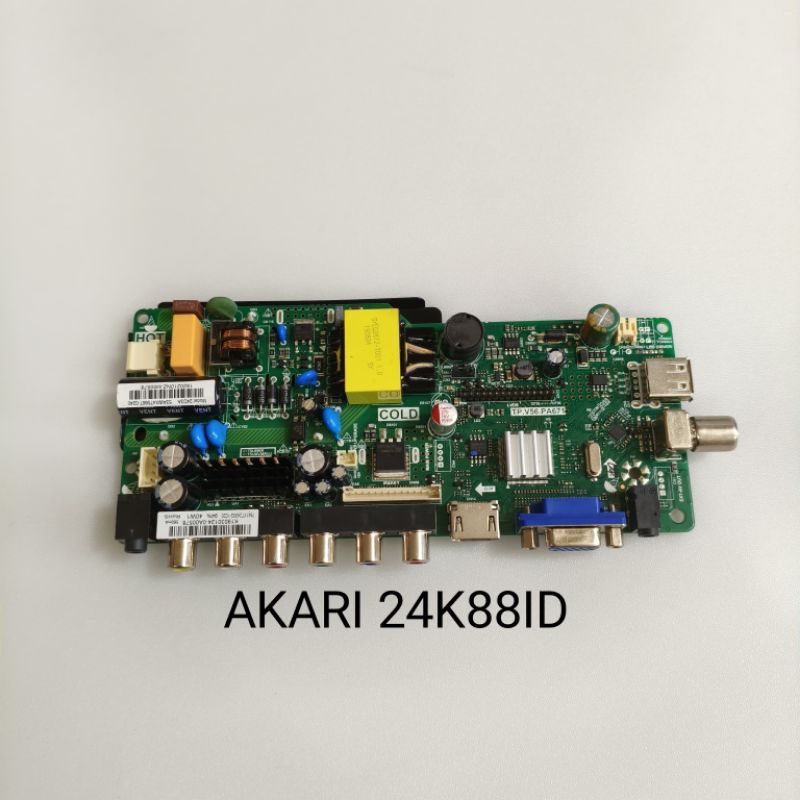 MAINBOARD TV AKARI 24V89 - 24K88ID MAINBOARD MOBO MOTHERBOARD MB ORIGINAL