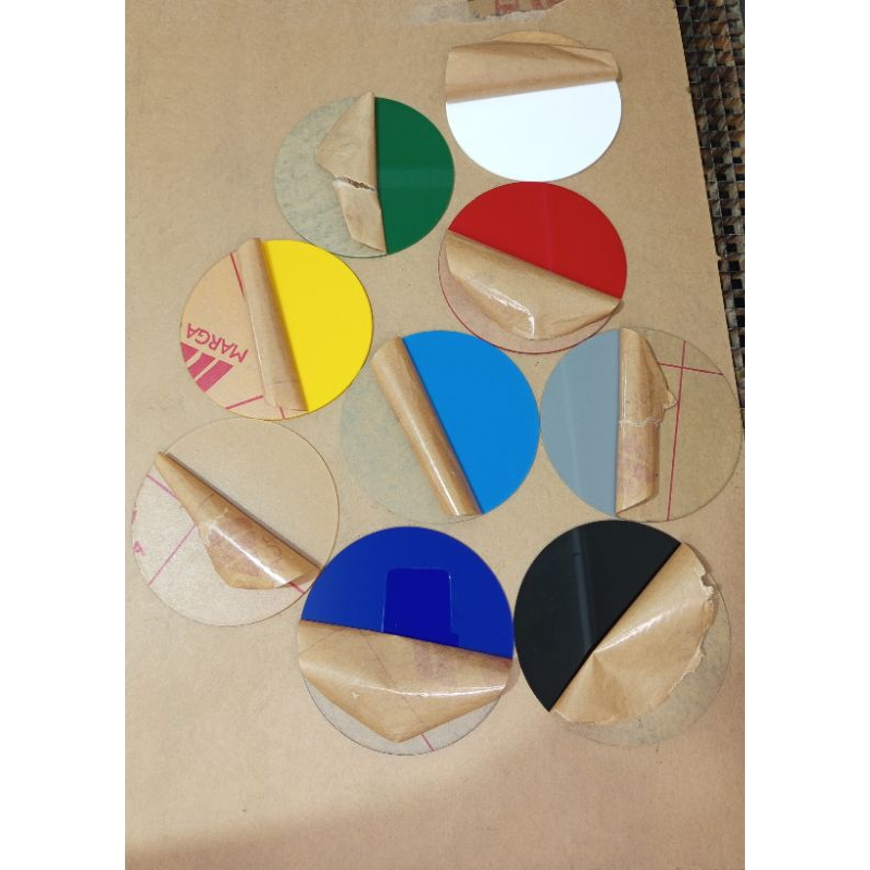 

Costum Akrilik Bulat polos akrilik untuk plakat bulat