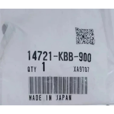 14721-KBB-900 VALVE KLEP KELEP PAYUNG EX BUANG TIGER MEGAPRO LAMA ORI ORIGINAL HONDA MADE IN JAPAN A