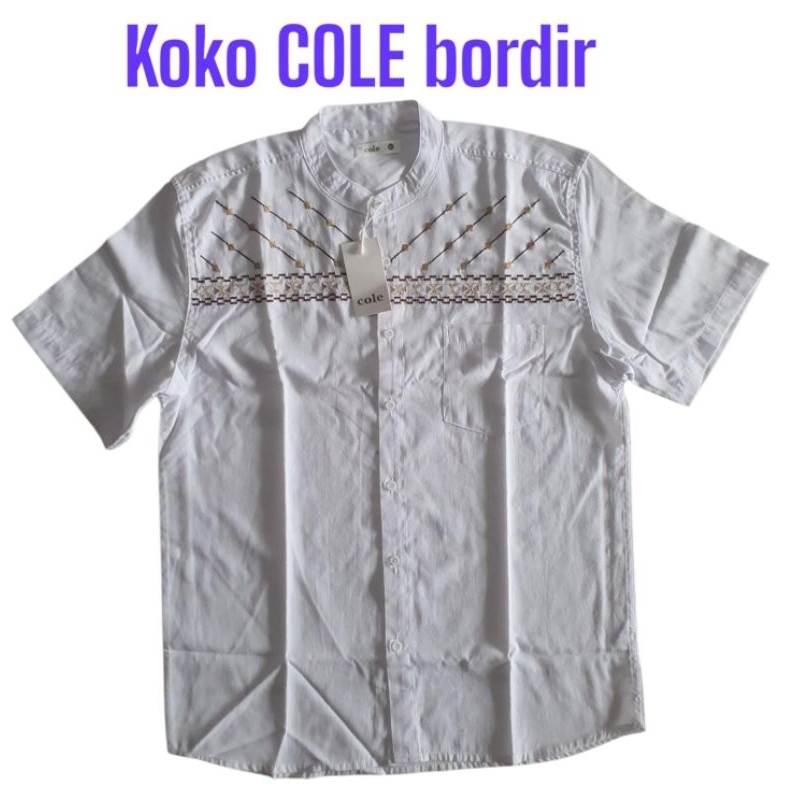 Baju Koko COLE  Pakaian Koko Pria/Kemeja  Koko Pria
