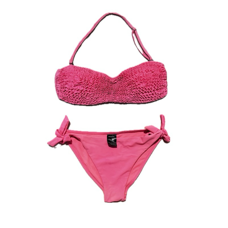 Waikiki neon pink bikini