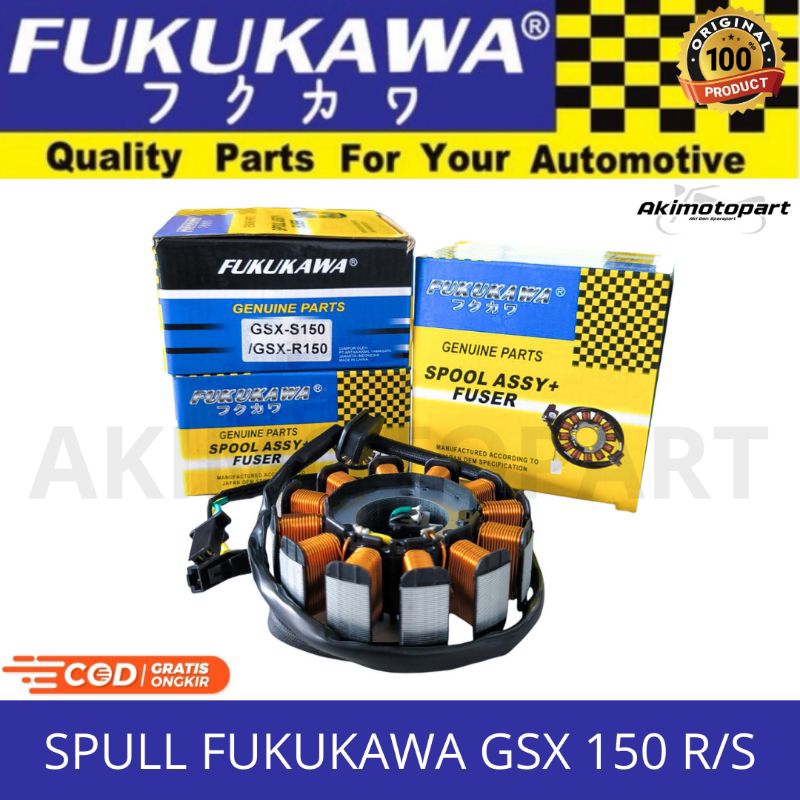 Spull Spoll Stater Pengapian Suzuki GSX 150R GSX 150S Original Fukukawa Genuine Parts