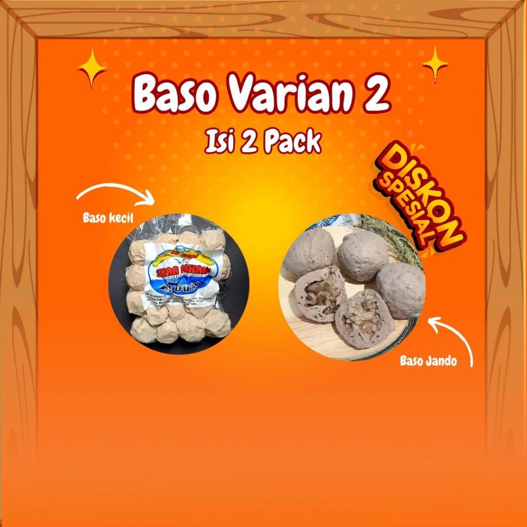 

Varian 2 pack Baso Sinarbahari Kecil isi 25 + Jando isi 4