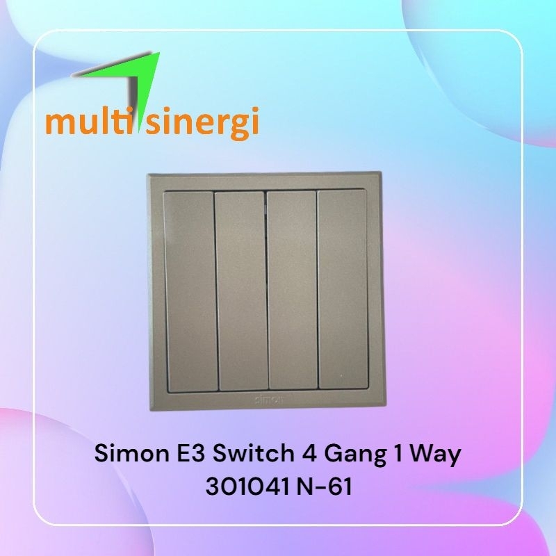 Simon E3 Swich 4 Gang 1 Way