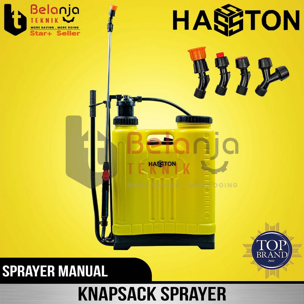 Mesin Sprayer Semprot Hama Hasston Elektrik 16 Liter 3600-026 Semprotan Desinfektan Manual Otomatis