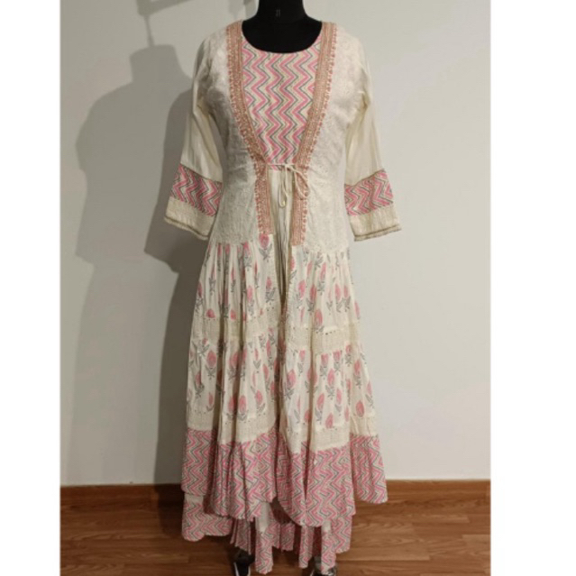 Dres wanita mewah asli india bordiran(2350)