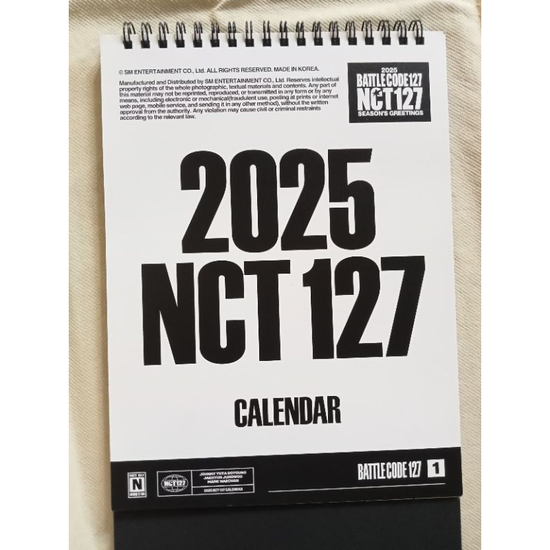 

Desk calendar nct 127