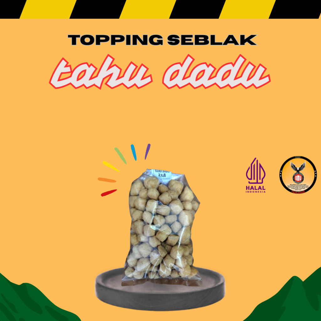 

Tahu Dadu Kering Topping Seblak | Ukuran Besar 250gr–1kg | Gurih & Halal