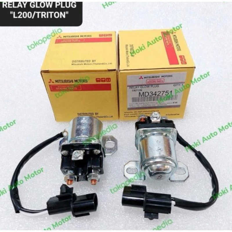 Relay Glow Plug Relay Pemanas Mitsubishi L200 Triton MD342751 Original