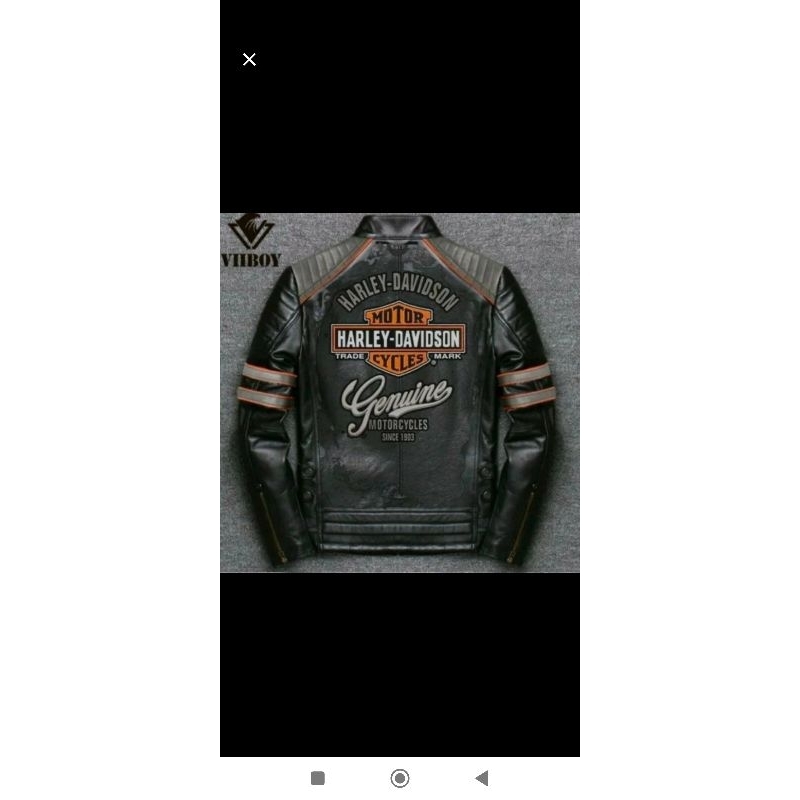 Jaket kulit Harley,Jaketkulit pria,jaket biker