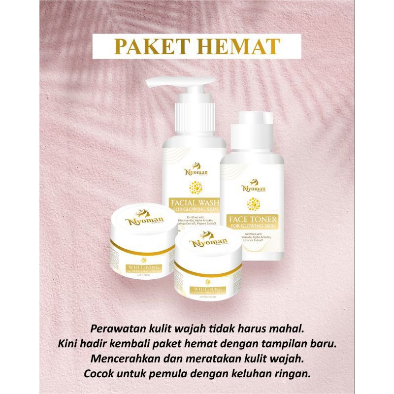 NYOMAN SKINCARE PAKET HEMAT mencerahkan wajah