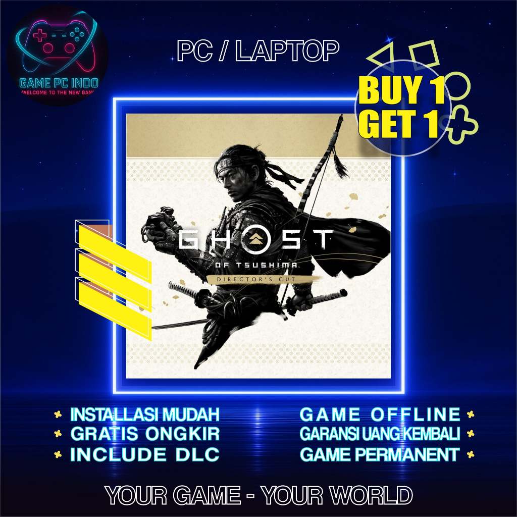 Ghost of Tsushima PC / Game Ghost of Tsushima / Game Samurai Ghost of Tsushima PC - Laptop
