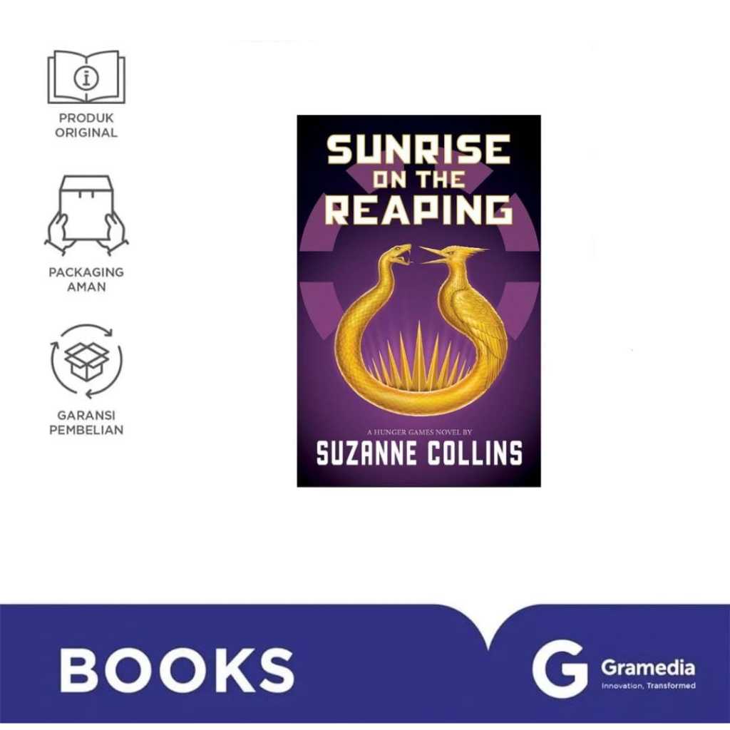 Gramedia Gandaria -Sunrise on the Reaping (A Hunger Games Novel) Hard Cover (HC) by Suzanne Collins