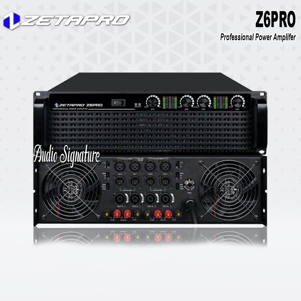 Power Amplifier 4 Channel ZETAPRO Z6 PRO | Z6PRO Class H Original