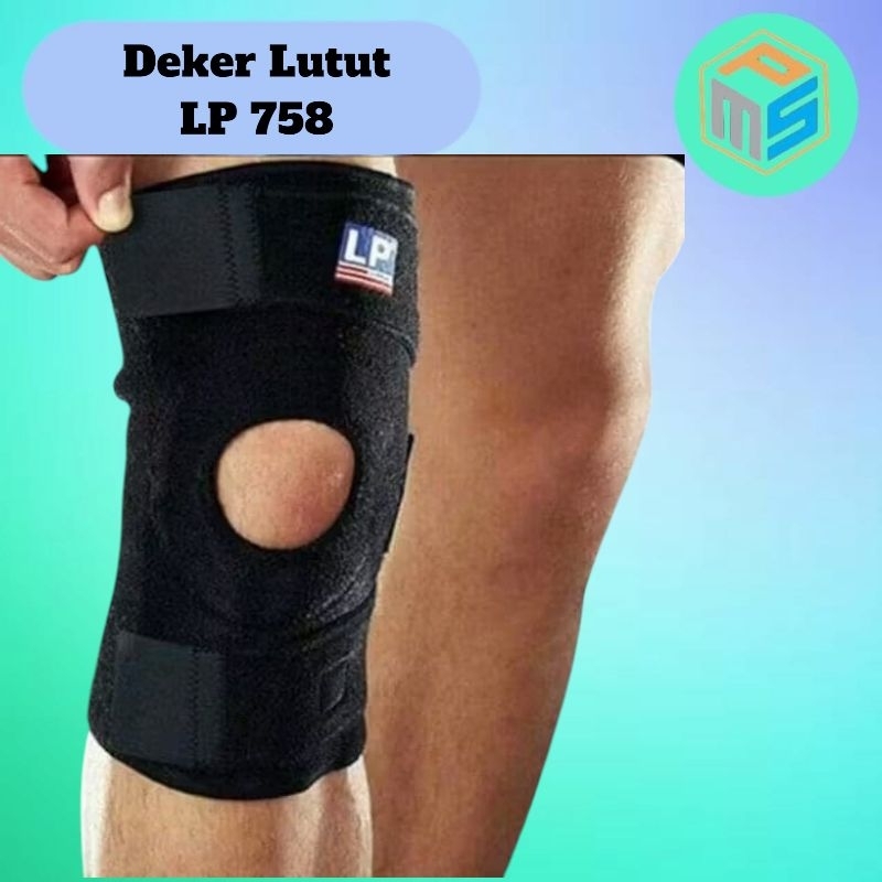 Knee Support Open Patella LP  758 Knee LP Open Patella Deker Lutut LP