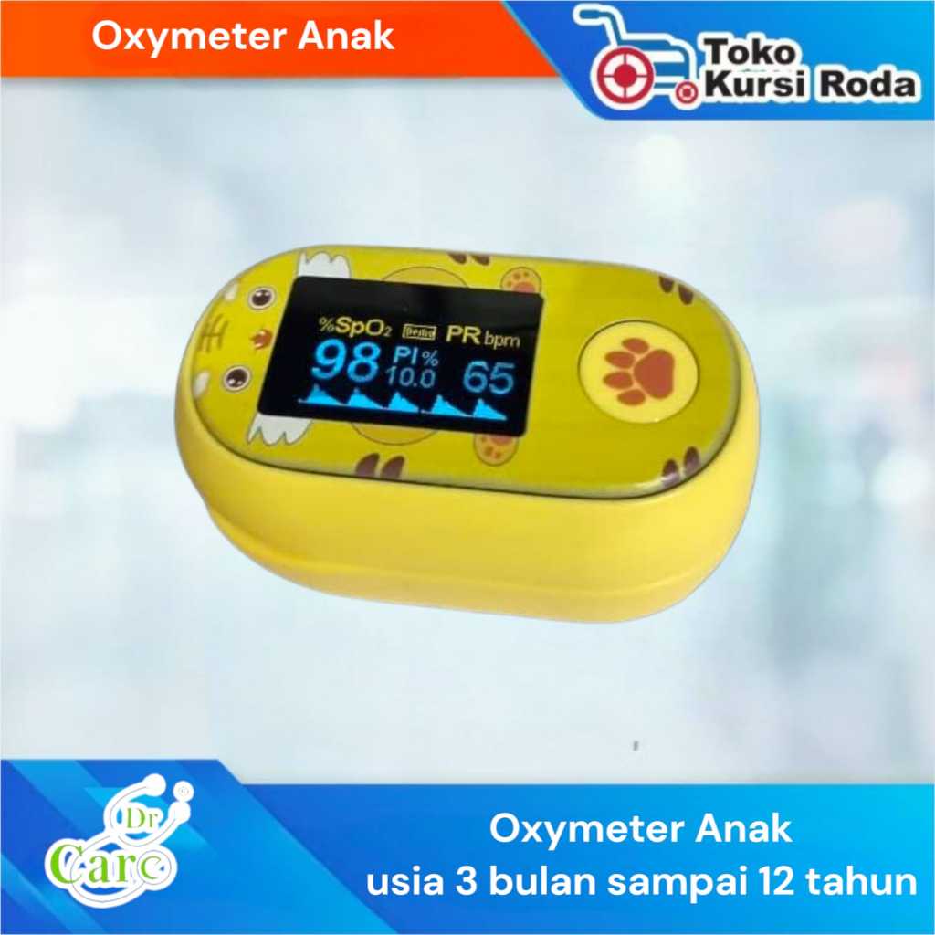 Care Dr Oxymeter DC-07B Anak Usia 3 Bulan - 12 Tahun
