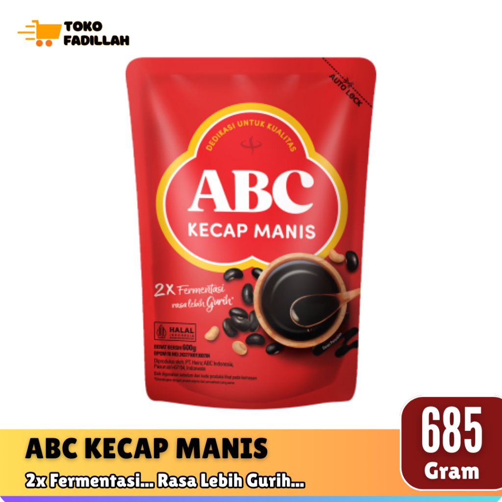 

ABC Kecap Manis 685/600 gr - Kemasan Pouch Refill