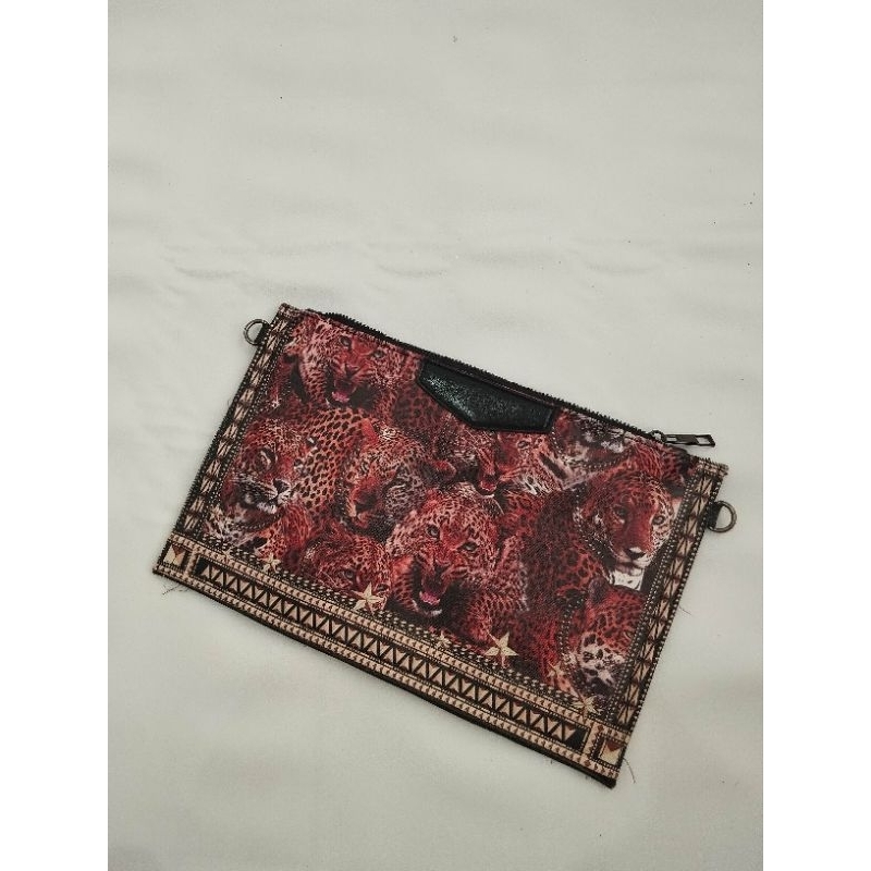 pouch dompet besar givencong motif harimau