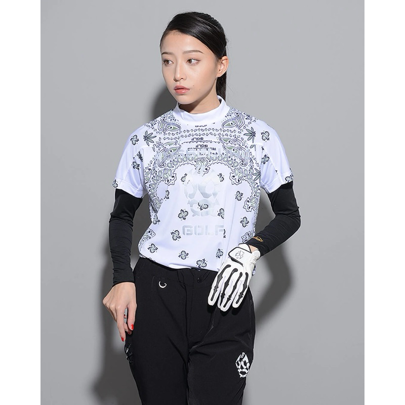 baju golf wanita Russeluno s/s mock neck shirt RGW-2330602