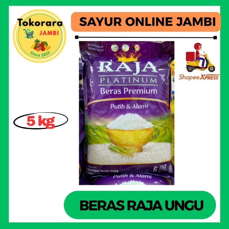 

Beras Raja Platinum/Ungu 5kg-tokorara.jambi