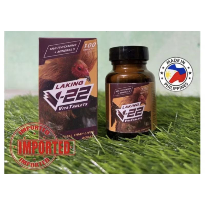 V-22 BELMAN Vitamin Ayam Meningkatkan STAMINA Agresif Ayam Aduan 10 butir
