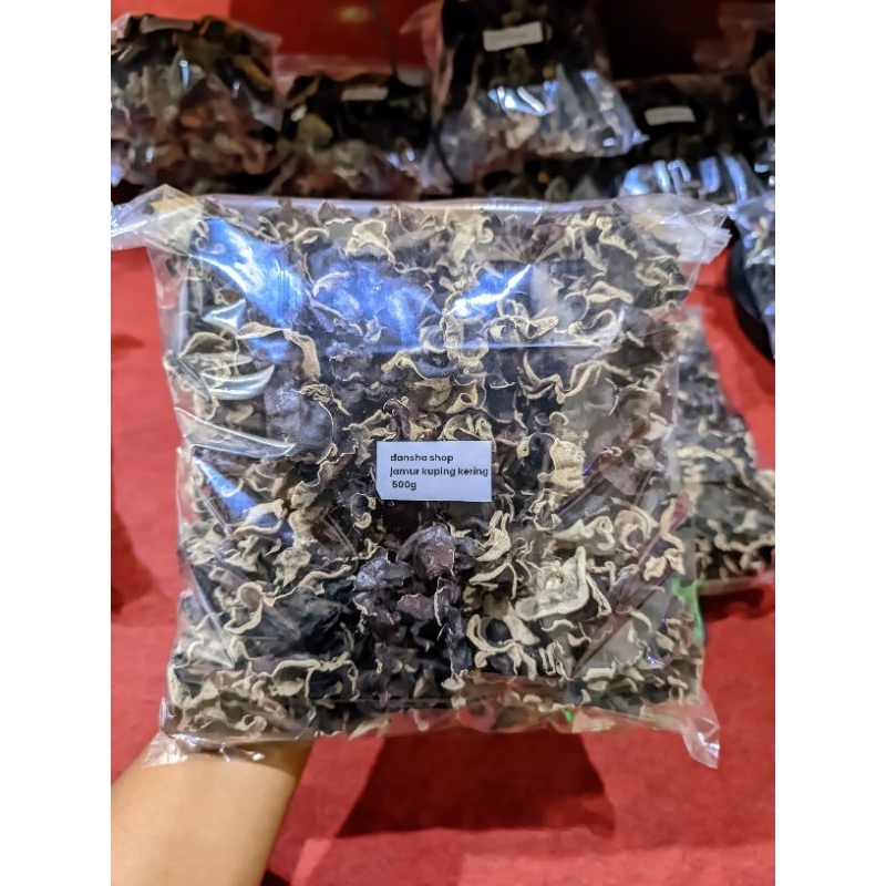 

Jamur kuping kering 500g mix grade food gratis ongkir