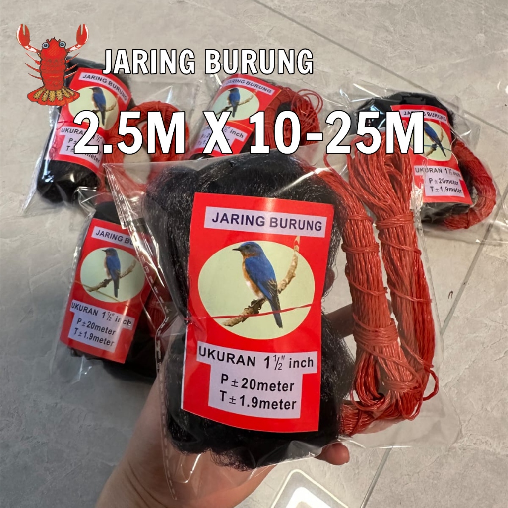JARING TRUCUKAN JARING BURUNG TRUCUK JEBAKAN BURUNG SIAP PAKAI JARING JARING NILON NO.7