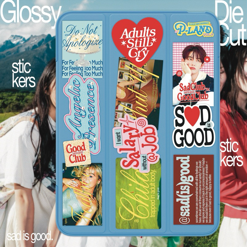 

ready — glossy sticker collection