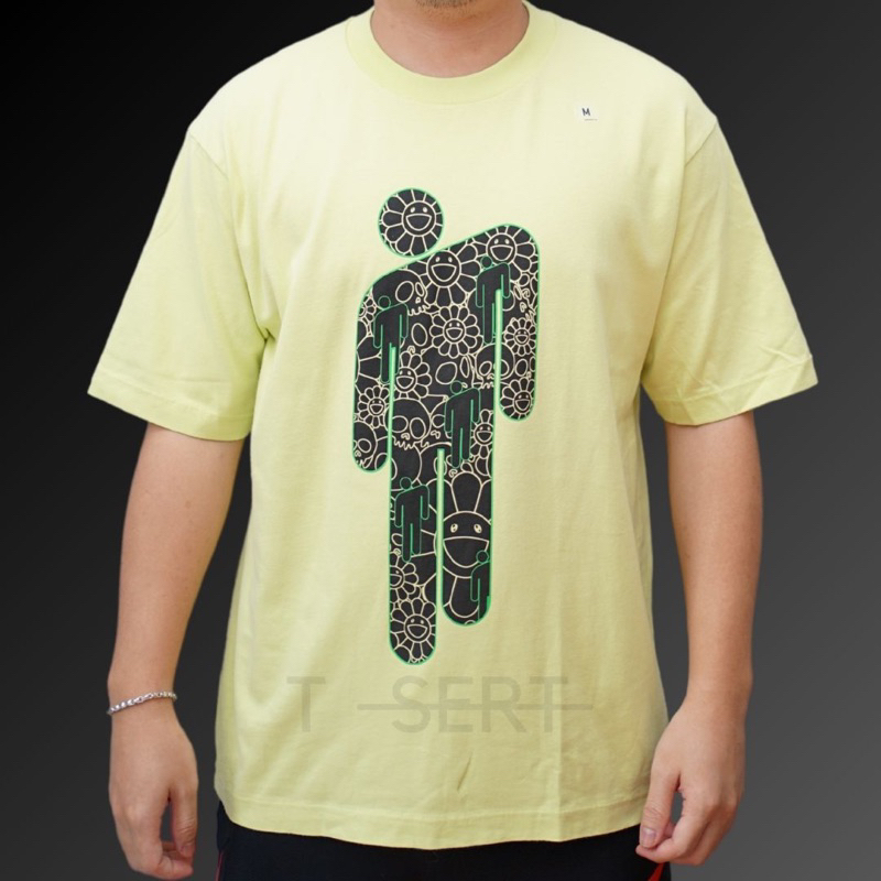 Uniqlo X Billie Eilish Takashi Murakami Light Green Tee Original