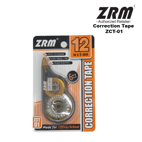 

Tipe x Kertas Roll/ ZRM - Correction Tape ZCT-01