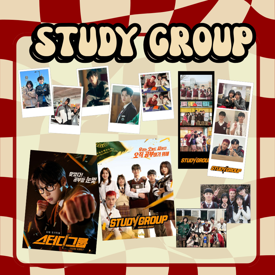 [COD] MINI FANKIT STUDY GROUP KDRAMA WEBTOON DRAKOr POLAROID, POSTER & STIKER