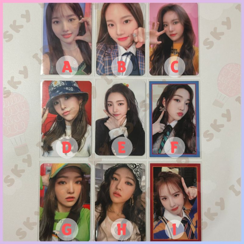 [READY STOCK] PHOTOCARD SOOJIN MONDAY SOEUN JAEHEE WEEEKLY OFFICIAL