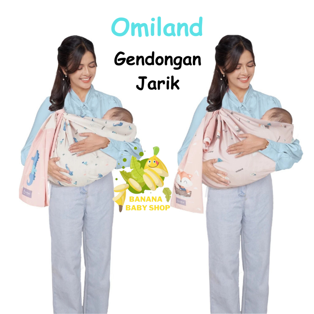Omiland Gendongan Jarik Kain Bayi Fox Batik series - gendongan kaos bayi dan anak