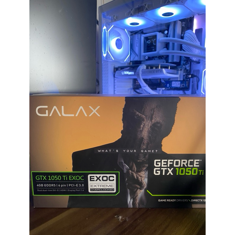 GALAX GTX 1050 TI EXOC 4GB DDR5 [BEKAS]