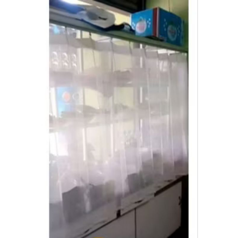 Quixoticquest_Shop Gorden Etalase Rumah Makan Padang Hordeng Etalase Lebar 2 Meter Tirai Plisket