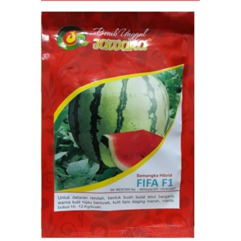 

BENIH SEMANGKA BULAT VARIETAS FIFA F1 - JAWARA - 5gr