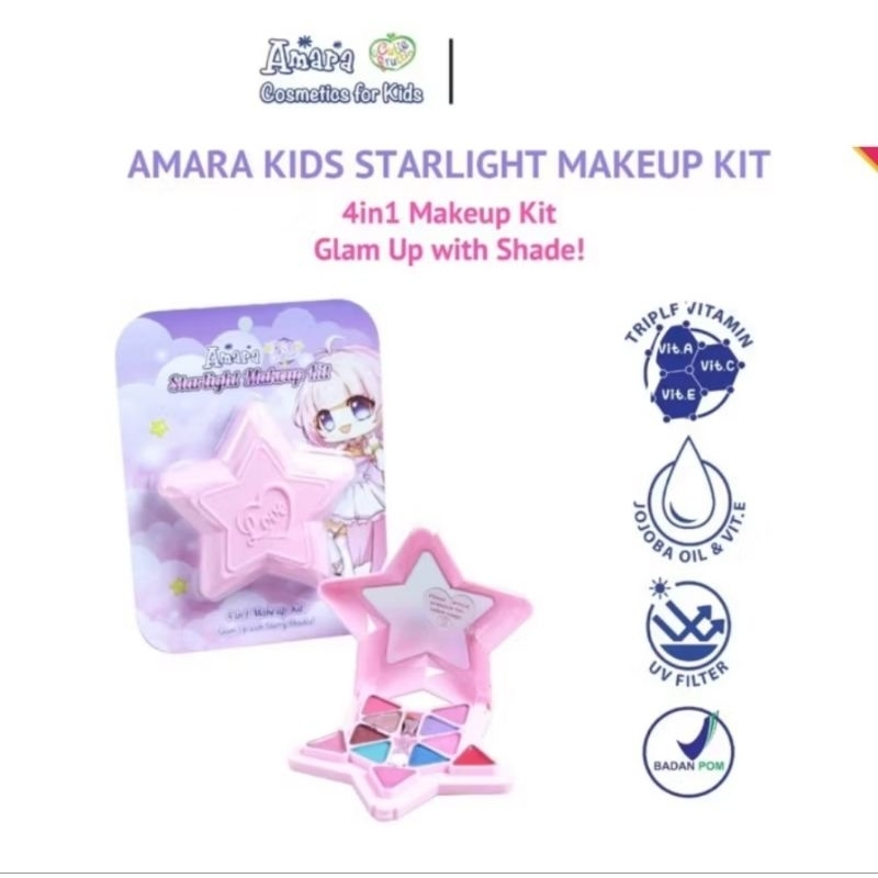 AMARA KIDS STARLIGHT MAKE UP KIT / MAKE UP ANAK