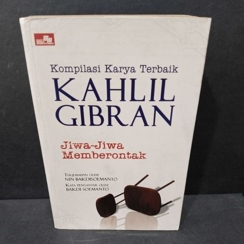 Buku original KOMPILASI KARYA TERBAIK KAHLIL GIBRAN jiwa jiwa memberontak