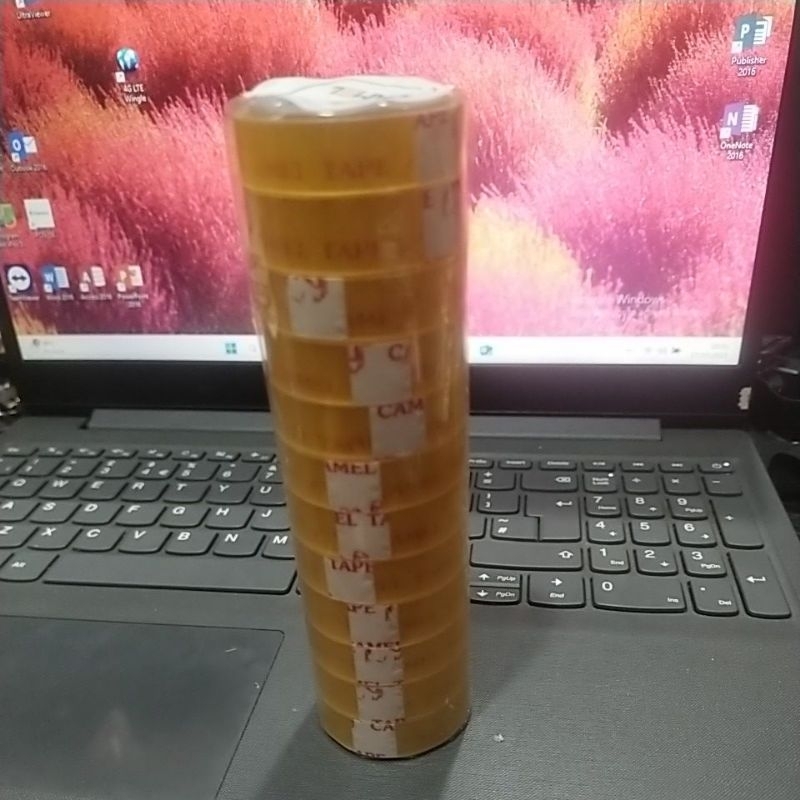

ISOLASI CAMEL KECIL/Jual /pak(12rol kecil)