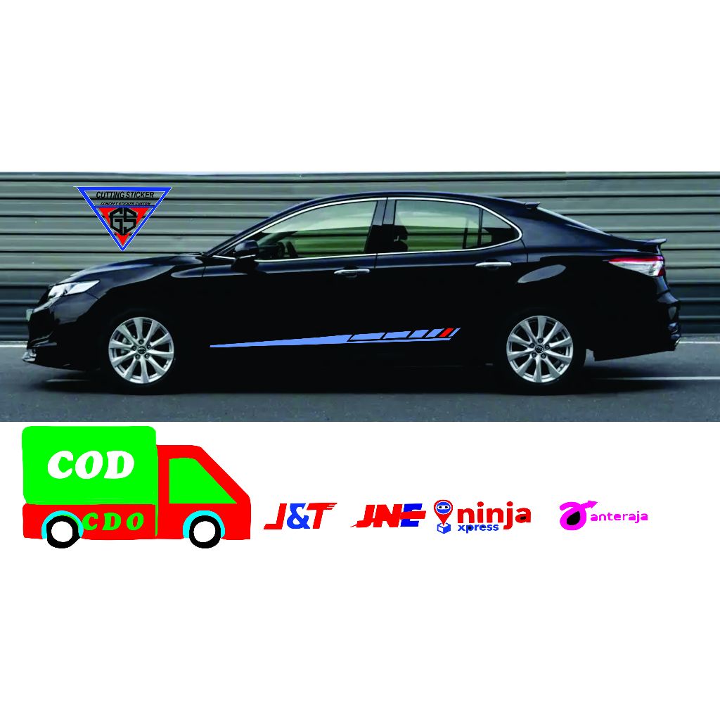 stiker list body mobil sedan vios stiker lis body alltipe