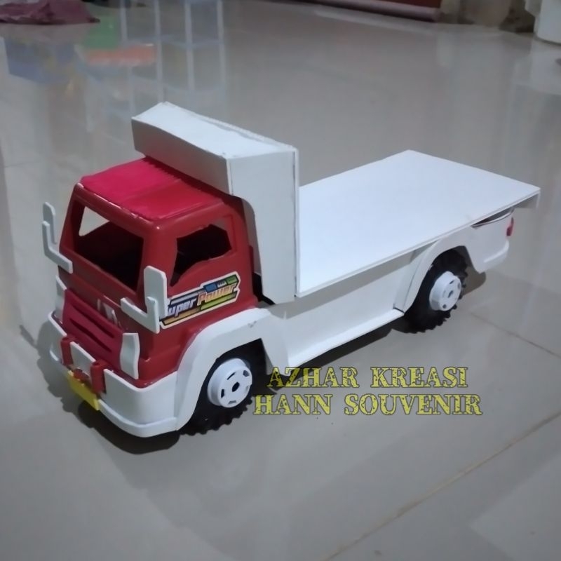 mainan truk plastik modif losbak mbois