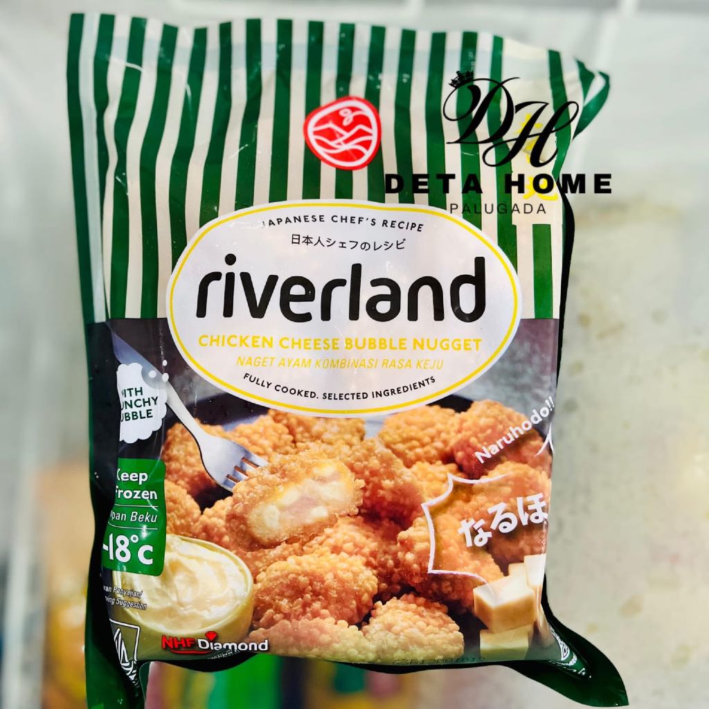 

Riverland Chicken Cheese Bubble Nugget Naget Ayam Keju 500 Gr