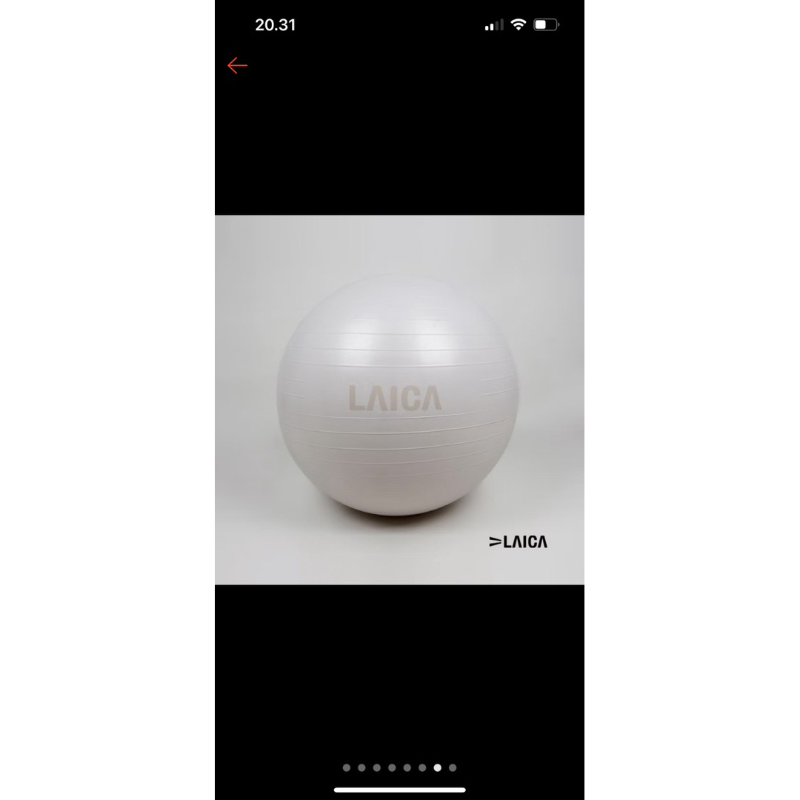 Preloved Gym Ball Laica - Sand Diameter 65 cm