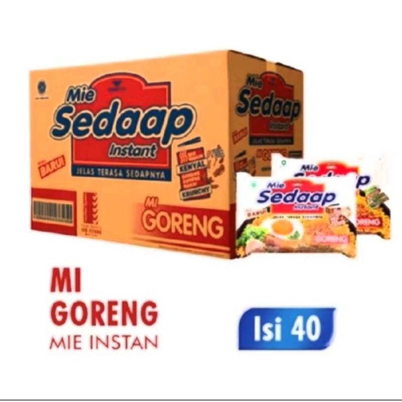 

1dos sedap goreng isi 40pack murah meriah haya 120000ribu