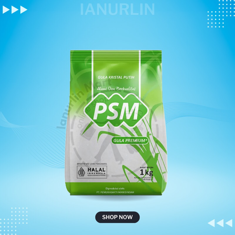 

PSM GULA PASIR KRISTAL PUTIH PREMIUM 1kg - Kebutuhan Memasak Gula Pasir