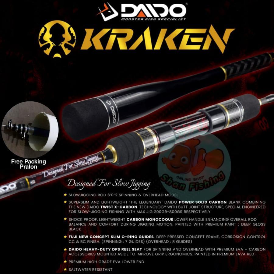 Joran Spinning Daido Kraken Jigging