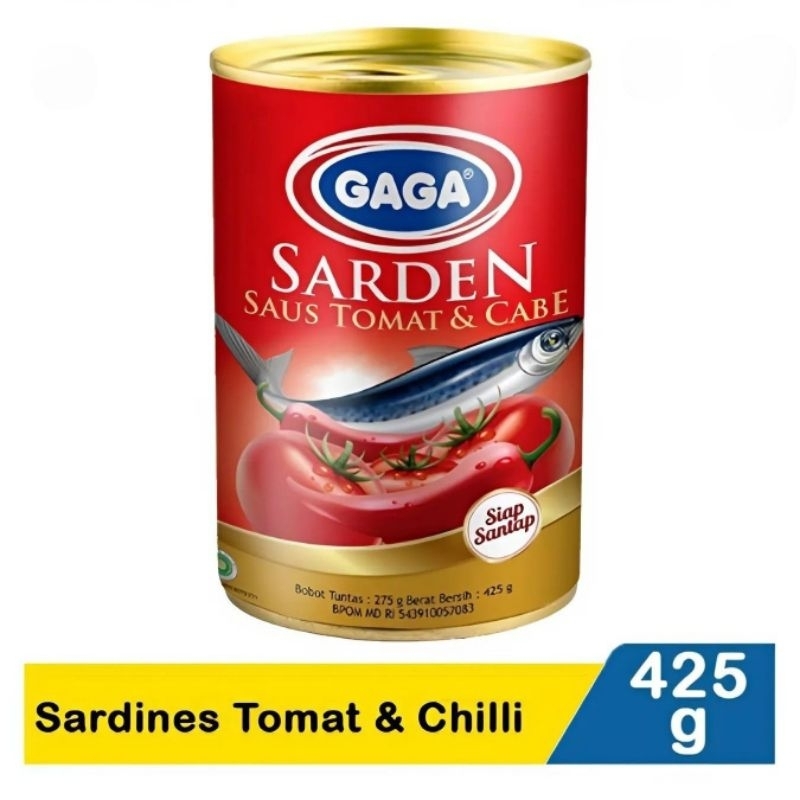 

Gaga Sarden Tomato & Chili 425G